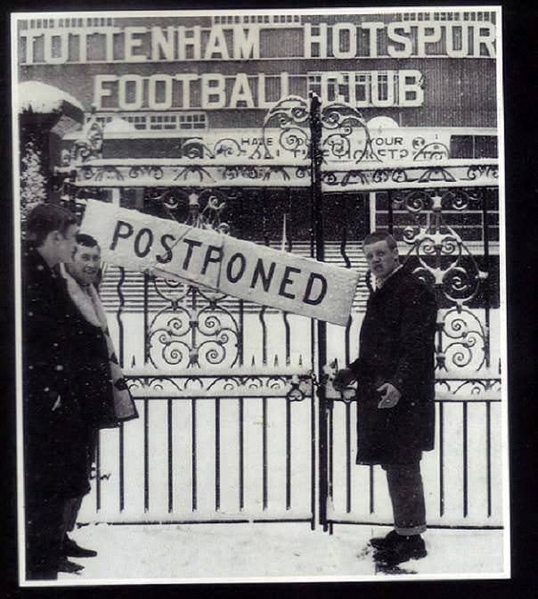 1969 tottenham whl match off due to snow