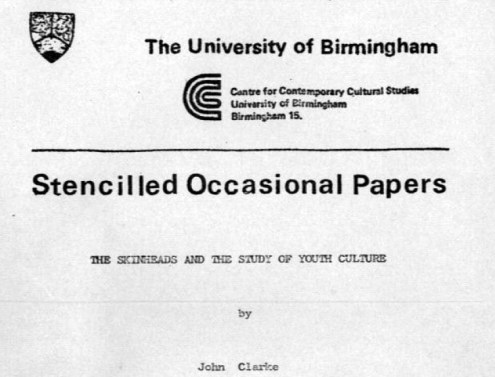 clarke skinheads study youth