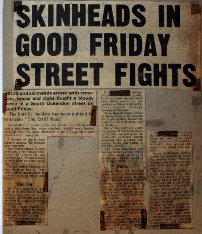 skinheads in good friday fights